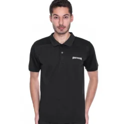 SPORTINATOR Essentials Hombre Polo de entrenamiento negro