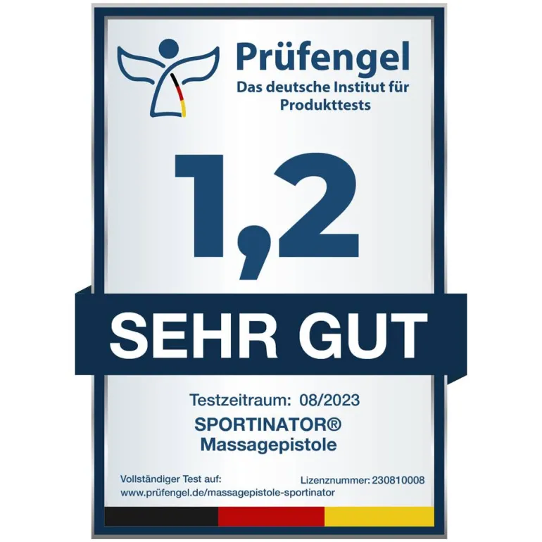 SPORTINATOR "Subir nivel" Pistola de masaje incluidos accesorios verde