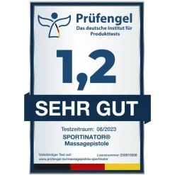 SPORTINATOR "Subir nivel" Pistola de masaje incluidos accesorios azul