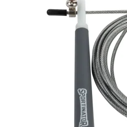 SPORTINATOR velocidad Cuerda para saltar gris