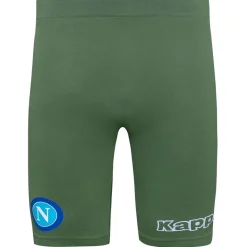 SSC Napoli Kappa Kombat Nusas Hombre Pantalones cortos de compresión 303GBM0-VERDE