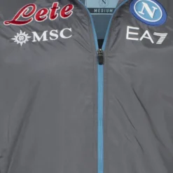 SSC Neapel EA7 Emporio Armani Hombre Chándal de presentación gris EASSCN23R15-MAGNETO