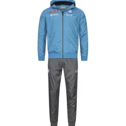 SSC Neapel EA7 Emporio Armani Hombre Con capucha Chándal de presentación azul EASSCN23R08-AZZURRO