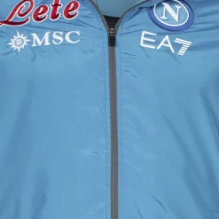 SSC Neapel EA7 Emporio Armani Hombre Con capucha Chándal de presentación azul EASSCN23R08-AZZURRO