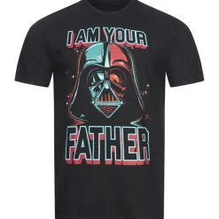 STAR WARS Darth Vader Father Hombre Camiseta SWMTS076BLK