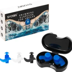 SYOSIN Adulto Tapones para los oídos de natación Pack de 3 X001AY5Z5N