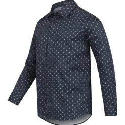 TED BAKER Ardea Dot Hombre Camisa de manga larga 272171-MARINA
