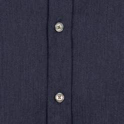 TED BAKER Crotone Herring Hombre Camisa de manga larga 272031-MARINA