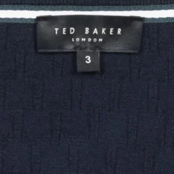 TED BAKER Mahana Stitched Hombre Polo 267386-MARINA