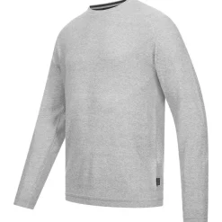 TED BAKER Staylay Crew Cuello Hombre Sudadera 246976-GRIS-JASPEADO
