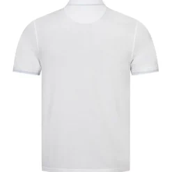 TED BAKER Tortila Stripe Collar Hombre Polo 242808-BLANCO