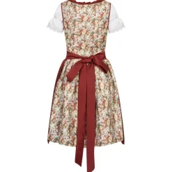 Traje tradicional tirolés Mujer Oktoberfest MIESEPETER® rojo vino
