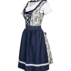 Traje tradicional tirolés Mujer Oktoberfest MIESEPETER® azul