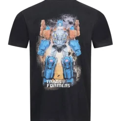 TRANSFORMADORES Optimus Ready Hombre Camiseta HAMTS012BLK