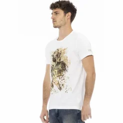 TRUSSARDI Action Hombre cuello redondo Conqueror Camiseta Blanco 2AT08F001