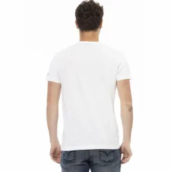 TRUSSARDI Action Hombre cuello redondo Conqueror Camiseta Blanco 2AT08F001
