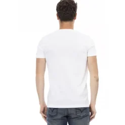 TRUSSARDI Action Hombre Conqueror Camiseta con cuello de pico Blanco 2AT108001