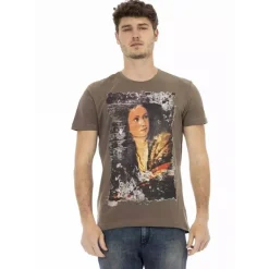 TRUSSARDI Action Hombre Camiseta Marrón 2AT21002