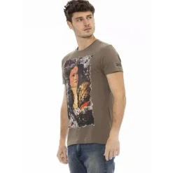 TRUSSARDI Action Hombre Camiseta Marrón 2AT21002