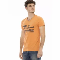 TRUSSARDI Action Hombre Lago Tanganica Camiseta Naranja 2AT04V083