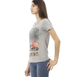 TRUSSARDI Action Mujer Camiseta Gris 2BT10012