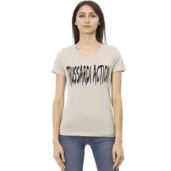 TRUSSARDI Action Mujer Camiseta Arena 2BT01004