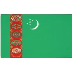 Turkmenistán MUWO "Nations Together" Bandera 90x150cm