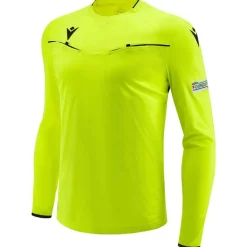 UEFA macron Hombre Camiseta de árbitro de manga larga 58575154