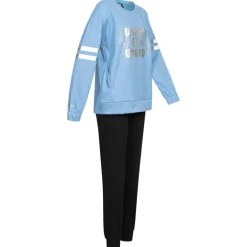 Umbro Premium Mujer Chándal 32085S-Azul-Niágara-Negro