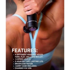 Urban Fitness Mini Pistola de masaje UFA623