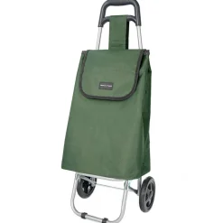 VERTICAL STUDIO carrito de compra plegable 35 L verde oscuro