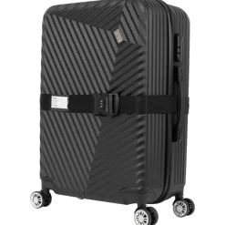 VERTICAL STUDIO Cinturón portaequipajes 200cm negro