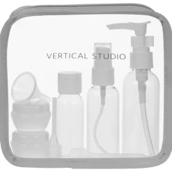 VERTICAL STUDIO "Terråk" Neceser con botes de viaje gris