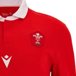 Wales WRU macron Rugby Hombre Camiseta de manga larga 58569050
