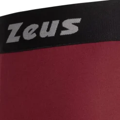 Zeus Bermuda Elastic Pro Hombre Mallas rojo oscuro