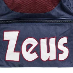 Zeus Borsa Delta Bolsa de deporte para fútbol Marino Rojo oscuro