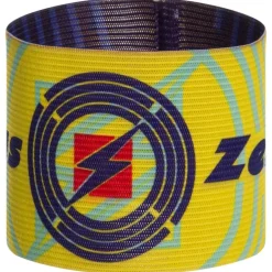 Zeus Brazalete de capitán reversible Marino amarillo