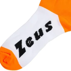 Zeus Calza Energy Medias de fútbol Naranja Neón