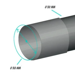 Zeus Corner Snodato Banderines de esquina Conjunto 4 piezas