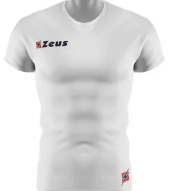 Zeus Fisiko Baselayer Camiseta funcional de manga corta blanco