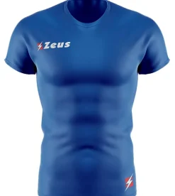 Zeus Fisiko Baselayer Camiseta funcional de manga corta azul