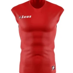 Zeus Fisiko Camiseta interior Camiseta funcional sin mangas rojo