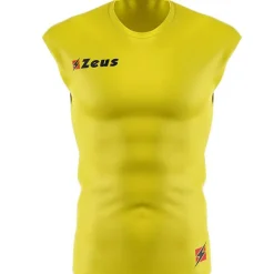 Zeus Fisiko Camiseta interior Camiseta funcional sin mangas amarillo