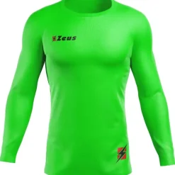 Zeus Fisiko Camiseta interior Camiseta funcional de manga larga verde neón