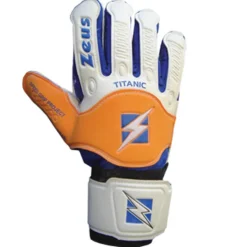Zeus Guanto Titanic Guantes de portero azul/naranja