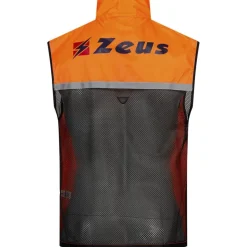 Zeus Hombre Chaleco de running reflectante naranja