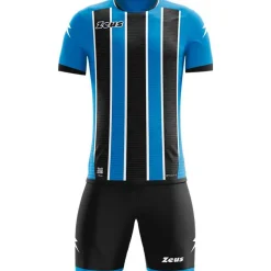 Zeus Icon Teamwear Set Camiseta con pantalones cortos royal blue negro
