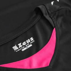 Zeus Kit Flora Mujer Camiseta de baloncesto con pantalones cortos negro