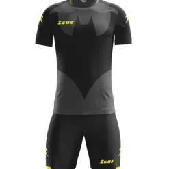 Zeus Kit Hero Conjunto de fútbol con Pantalones cortos negro gris