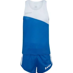 Zeus Kit Robert Hombre Conjunto de atletismo Camiseta con pantalones cortos royal blue